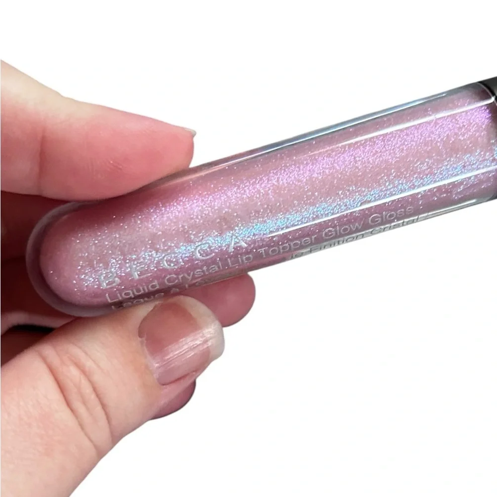BECCA Amethyst x Geode Liquid Crystal Lip Topper Iridescent Gloss Discont’d NIB